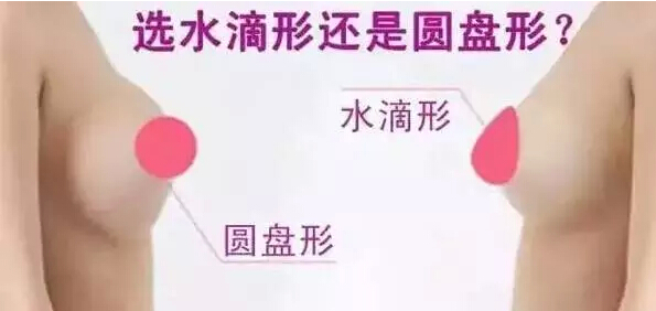 隆胸假体形状